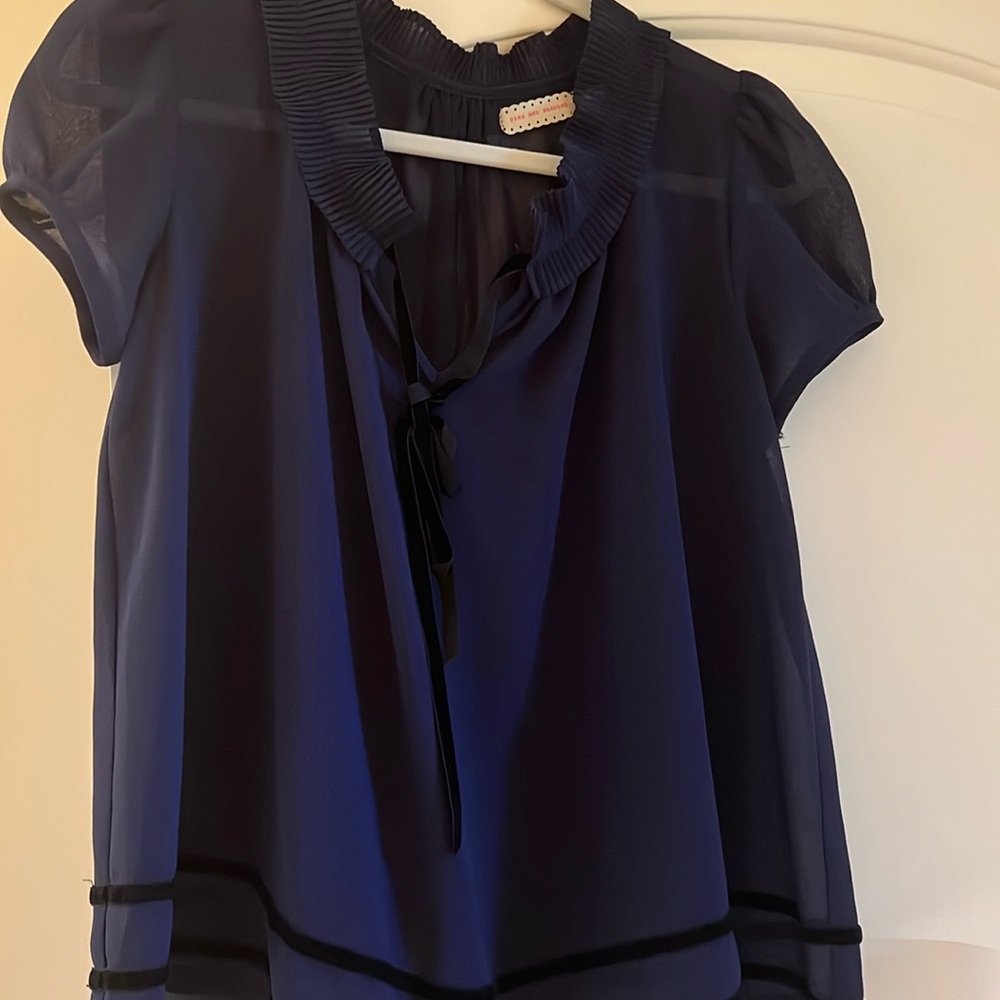 navy blouse